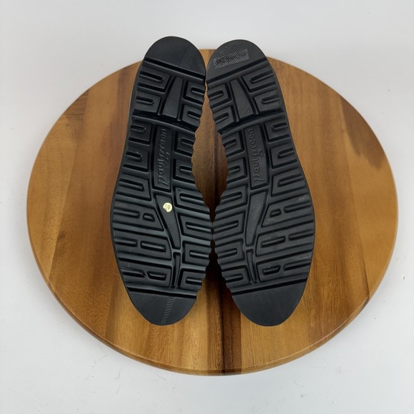 New Womens Paul Green Reen Black Patent Leather Rhinestone‎ Penny Loafers Size 9 - Picture 7 of 9